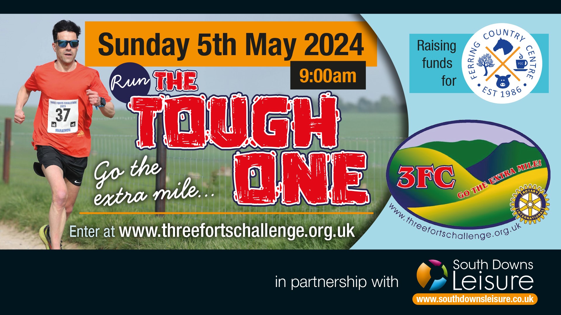 South Downs Leisure to partner with Three Forts Challenge